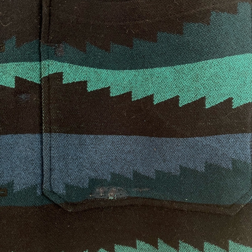 Vintage very rare Surf Pendleton “Lahaina Wave” wool jacket. SZ LARGE - Picture 6 of 10